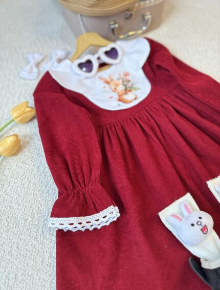 پیراهن یقه سفید+