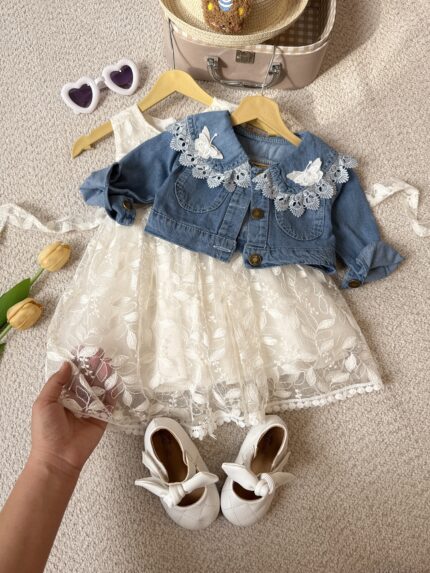 کت سارافن جین پروانه// - 6