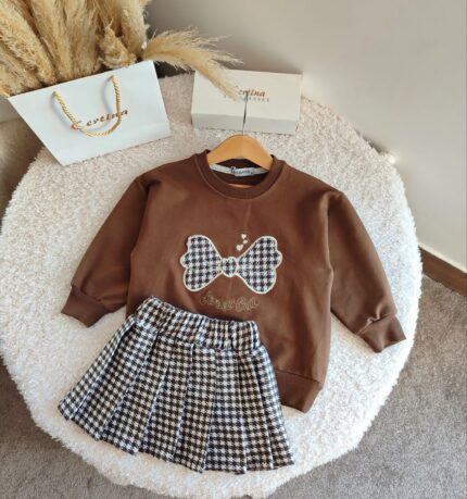 دورس دامن پاپیون قلبی