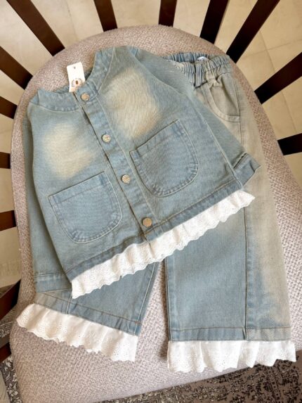 کت شلوار جین یخی